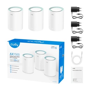 Whole Home Wi-Fi 6 Gigabit Mesh System Cudy M1500 AX1500 Dual Band(3-Pack) - Img 2