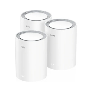 Whole Home Wi-Fi 6 Mesh System 2.5G Solution Cudy M3000 AX3000 Dual Band(3-Pack)