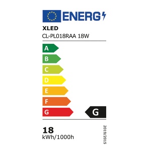 XLED CL-PL018RAA 18W 6400K Nadgradni okrugli LED panel,1300Lm,Fi212-28mm, - Img 3