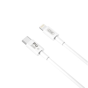 XO Kabl USB-C na Lightning NB-Q189A, 20W, 1m, Beli