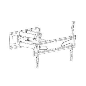 Xstand 37-75 all around Nosač za TV/FULL MOTION/nagib-20 do+20/rotac.90/VESA 600X400/50kg/8-46cm - Img 3