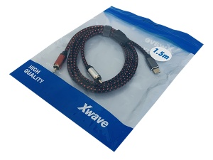 Xwave Audio kabl Tip C na 2 RCA 1,5m - Img 2