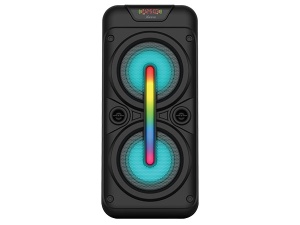 Xwave BT zvučnik DJ 555 20W(2x10W) FM radio/MicroSD/USB/AUX/Mikrofon/LED colorful - Img 3