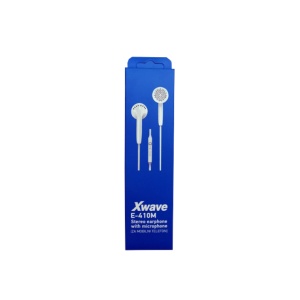 Xwave E-410M white slušalice za mobilni sa mikro/stereo/3.5mm/kabl 1.3 m/kontrola - Img 2