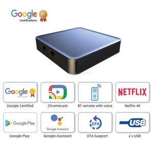 Xwave G24K Smart tv box sa Google,Netflix sertifikatom/Android 12/2GB/32GB/QuadCore/HDMi/RJ45/Wif - Img 3