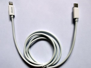 Xwave Kabl USB Tip-C za IPHONE 2M 3A,lightning aluminium,beli - Img 3
