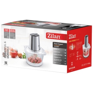 Zilan Seckalica, staklena posuda 1.6 lit., dupli noževi, 300 W - ZLN3888 - Img 2