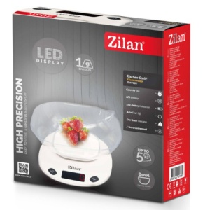 Zilan ZLN7880 Vaga sa posudom kuhinjska, do 5kg, 1L, tacnost od 1g - Img 1