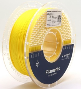 3DP-PLA1.75HY-01-Y PLA filament velike brzine za 3D stampac 1.75mm, kotur 1KG YELLOW - Img 2