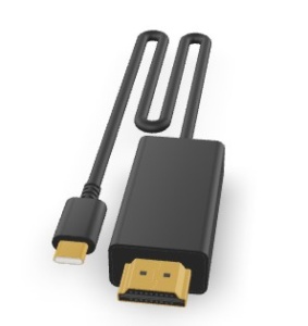A-CM-HDMIM-01 Gembird USB-C male to HDMI-male adapter, 4K 30Hz, 2 m, black - Img 3