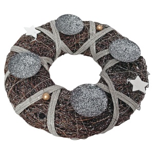 ***Adventski venac 30 cm prirodan