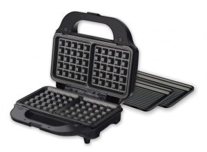 Aparat za sendviče HEINNER SM-2H900BKS 900W/2 ploče/28x15cm/bordo - Img 4