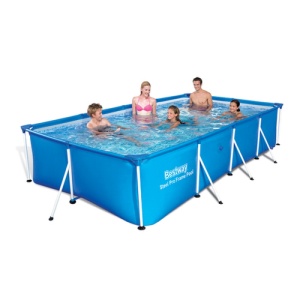 Bestway Pravougaoni Bazen 4.00x2.11m 5.700L – Steel Pro® 56405 (400x211x81 cm)