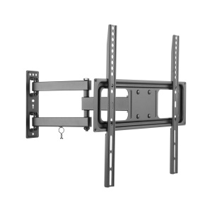 CABLETECH Zidni zglobni nosač za TV 32-55" crne boje sa tiltom do 35kg VESA MAX 400x400 LPA52-443