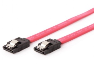 CC-SATAM-DATA-0.3M Gembird Metal clips, Serial ATA data kabl flat 0,3m - Img 2