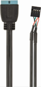 CC-U3U2-01 Gembird USB 2 to USB 3 interni kabl 9-pinski USB 2.0 na 19-pinski - Img 3