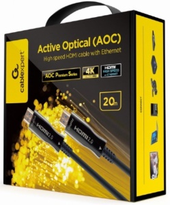 CCBP-HDMI-AOC-20M-02 Gembird Active Optical (AOC) High speed HDMI cable with Ethernet Premium 20m - Img 2