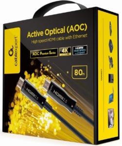 CCBP-HDMI-AOC-80M-02 Gembird Active Optical (AOC) High speed HDMI cable with Ethernet Premium 80m - Img 3