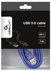CCP-USB3-AMAF-6 Gembird USB 3.0 extension cable, 1,8m