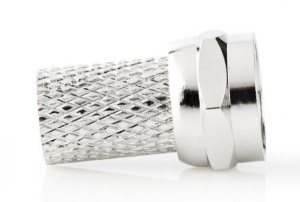 CON-FC-001 ** F muski konektor za RG6 kabl, 6.6mm, Zinc Alloy min.25kom (10,4) - Img 2