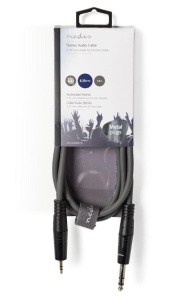 COTH23205GY15 Stereo Audio Cable 6.35mm muski ma 3.5mm muski, 1.5m - Img 3