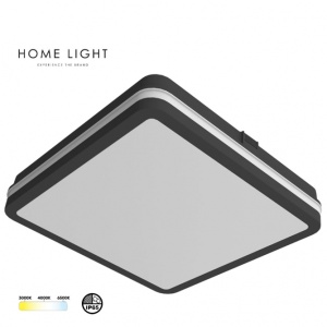 Crna LED plafonjera 24W, promenljiva boja svetla - Img 5