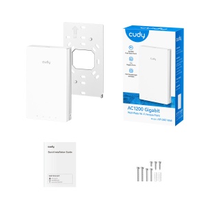 Cudy AP1300 Wall, AC1200 Zidna pristupna tacka,4-Stream Dual-Band Wi-Fi 5,867 Mbps + 300 Mbps - Img 2