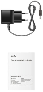 Cudy MC100GSB-20B 10/100/1000 Gigabit Ethernet Media Converter WDM BiDi, TX1550nm RX1310nm - Img 1