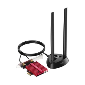 Cudy WE9300S,BE9300 Wi-Fi 7 Bluetooth 5.4 PCI-E Adapter,5.7 Gbps + 2.8 Gbps + 688 Mbps WiFi