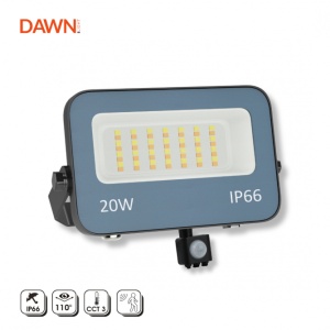 DAWN LED REFLEKTOR SENZOR GN-FL913S-20W CCT 1600lm 110° IP66 - Img 2