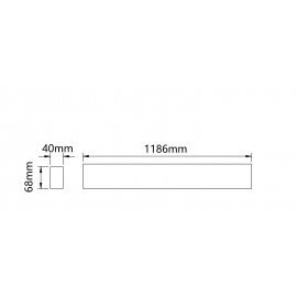DAWN LED SVETILJKA LL40120 20/30/40W CCT BELA 1,2 met - Img 4