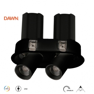DAWN LED SVETILJKA TTV324 24W 3000K CRNA DIM - Img 2