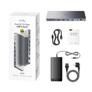 Docking station Cudy CS700 13 in 1 10Gbps USB-C Dual 4K - Img 2