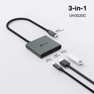 Docking TP-Link UH3020C USB Type-C 3-Port 100W - Img 4