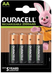 DURACELL R6 2500 mah Punjiva AA baterija 4 komada u pakovanju