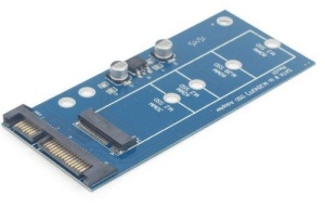 EE18-M2S3PCB-01 M.2 (NGFF) to Mini SATA 1.8 SSD adapter card - Img 1