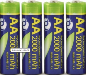 EG-BA-AA20R4-01 ENERGENIE 2000mAh AA, ready-to-use PUNJIVE NiM baterije PAK4 (cena po kom.)