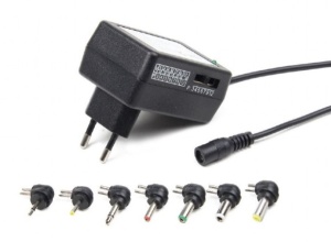 EG-MC-008 Gembird 12W Univerzalni AC-DC adapter 220V/12W na 3,4.5,5,6,7.5,9,12V 1A max - Img 3