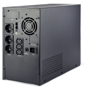 EG-UPS-PS3000-02 Gembird UPS sa stabilizatorom 3000VA (2400W) pure sine wave, LCD, USB, black - Img 3