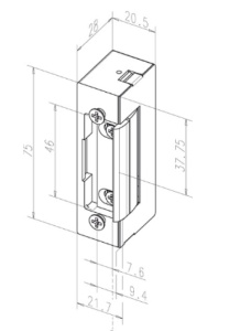 Elektricni prihvatnik EFFEFF E7-R39.8-16V AC/DC BASIC B.C 2968 - Img 2