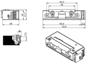 Elektricni prihvatnik O&C 5U8X10 5u 8x10 F.Safe ac/dc MS 3437 - Img 1