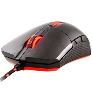 EPICGEAR Zora black Gaming IR LED optički miš/USB/do 3500dpi/7 tastera/1.8m kabl - Img 3