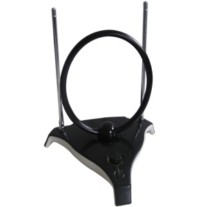 Falcom Antena sobna sa pojačalom, UHF/VHF, boja crna - ANT-208 - Img 1