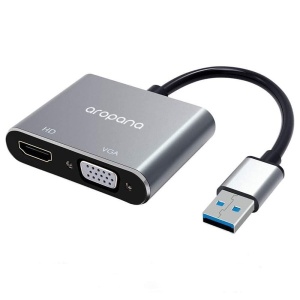 FAST ASIA Adapter-konvertor USB 3.0 na HDMI+VGA - Img 2
