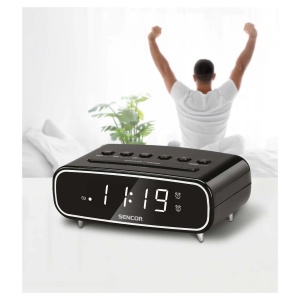 Fm radio sa digitalnim prikazom vremena SENCOR SRC 2600 B crni - Img 3