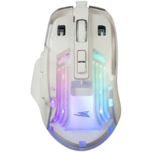 Gaming miš Baracuda ANGLERFISH BGM 062 Transparent/White