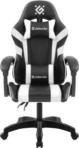 Gaming stolica Defender Ortos crno bela