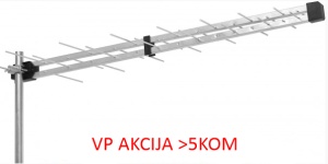 GMB-28EK **Gembird Antena Loga UHF sa F konektorom 28 elemenata, dužina 104cm, dobit 9dB alumini.688 - Img 1