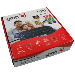 GMB-MAT-818T **DVB-T2 SET TOP BOX USB/HDMI/Scart/RF-out, PVR,Full HD, H265, hdmi-kabl,(1418) - Img 2