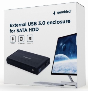 HDD 3.5 * 1TB SET USB 3.0 SATA eksterno kuciste + 1TB WD10EURX WD/ EE3-U3S-3 - Img 2